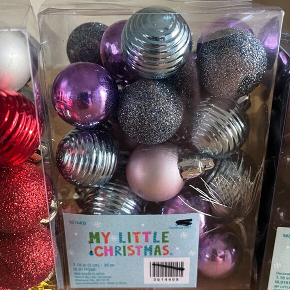 3 Packages of Mini Ornaments by My Little Christmas - Over 100 Ornaments - Picture 3 of 9